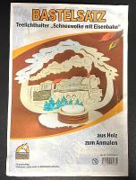 Bastelsatz Schneewohlke mit Eisenbahn